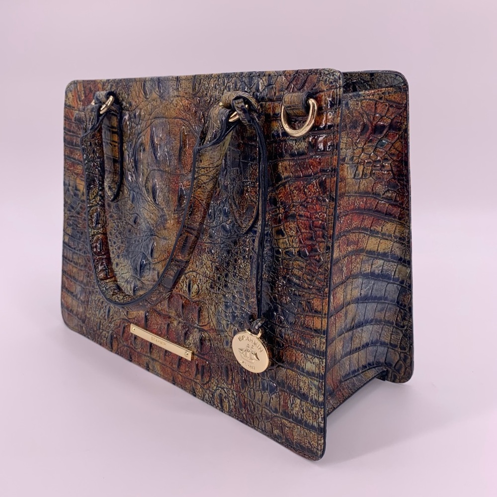SOLD 10.18.20 BRAHMIN SMALL CAMILLE CEDAR SATCHEL - Picture 13 of 16